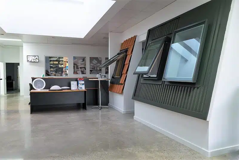 Velux Skylights Showroom Display